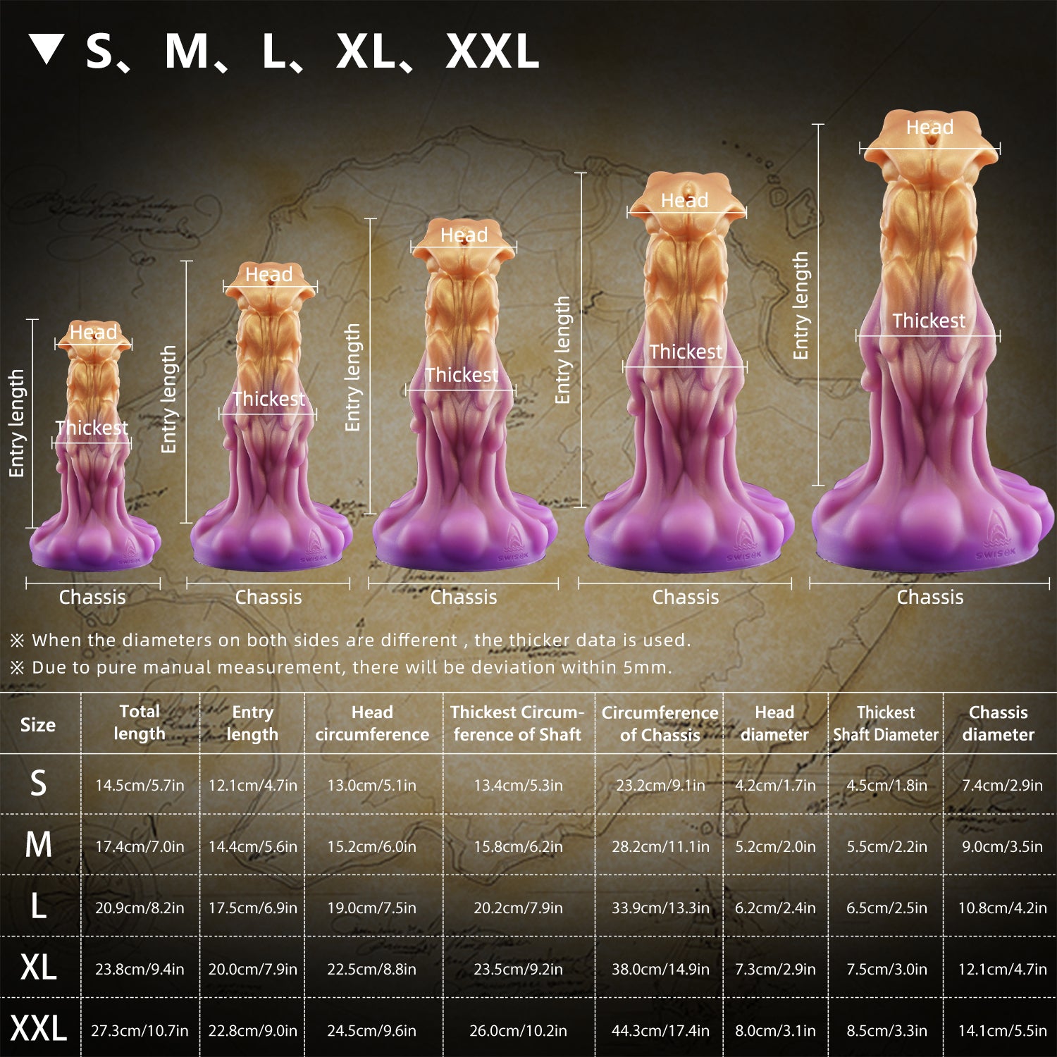 SWISOK-ユウナ|ザ・グラトニー ファンタジーディルド 人外ディルドアナルプラグ