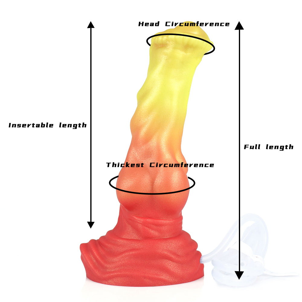SWISOK Cloud Flame 導管付き 人外ディルド