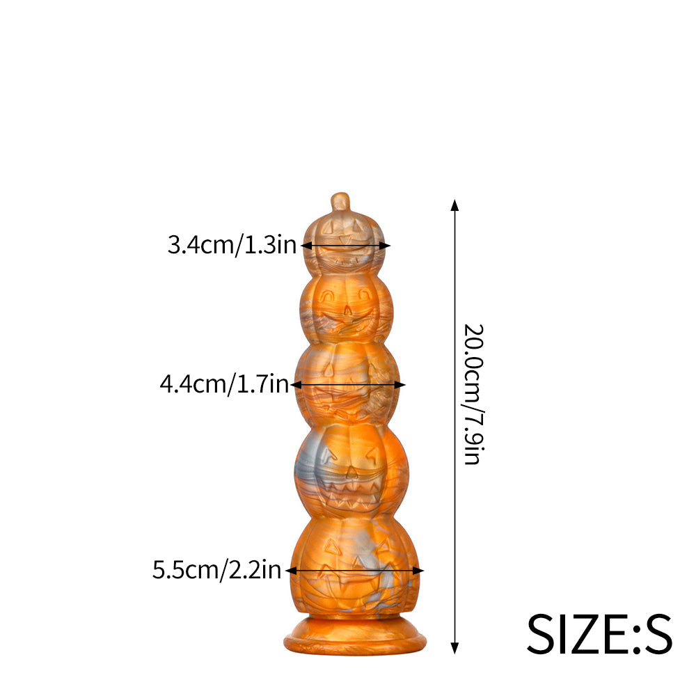五つボール ハロウィン カボチャ形 アナルビーズ