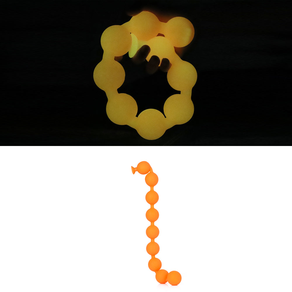 九つボール アナルビーズ 蛍光