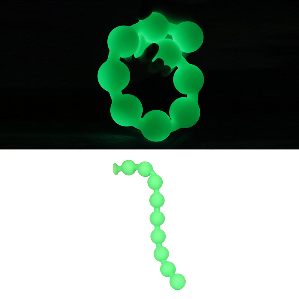 九つボール アナルビーズ 蛍光