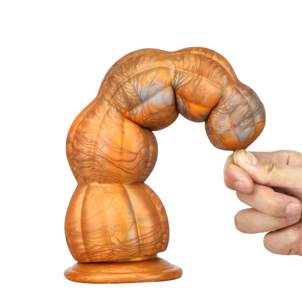 五つボール ハロウィン カボチャ形 アナルビーズ