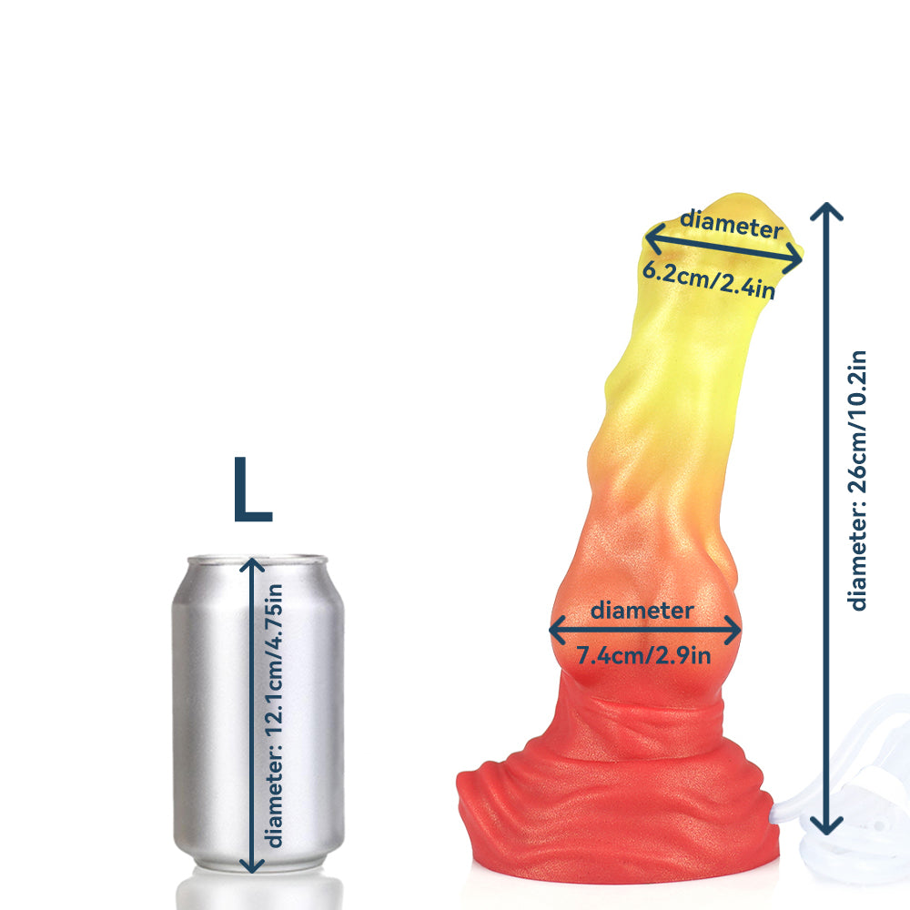 SWISOK Cloud Flame 導管付き 人外ディルド