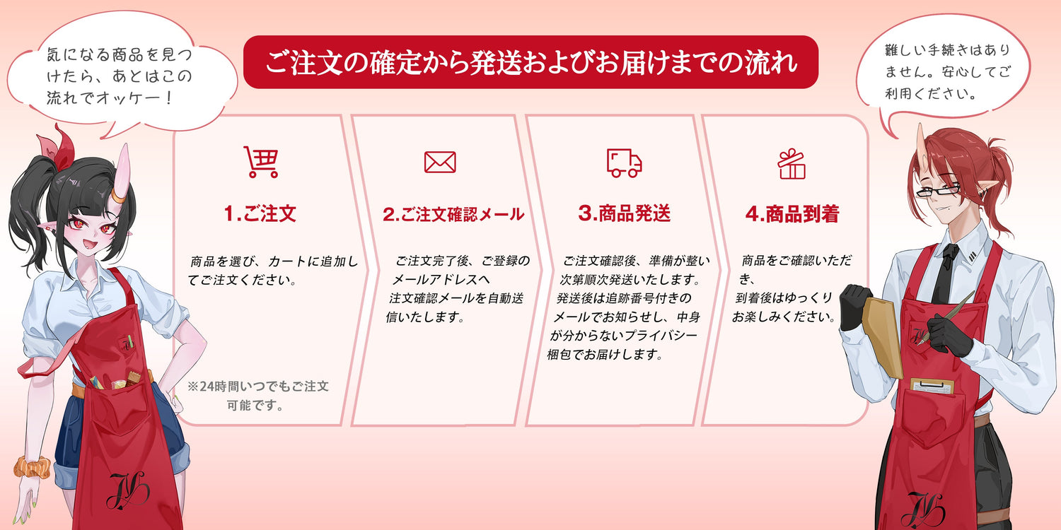 ご購入ガイド｜ご注文からお届けまでの流れ